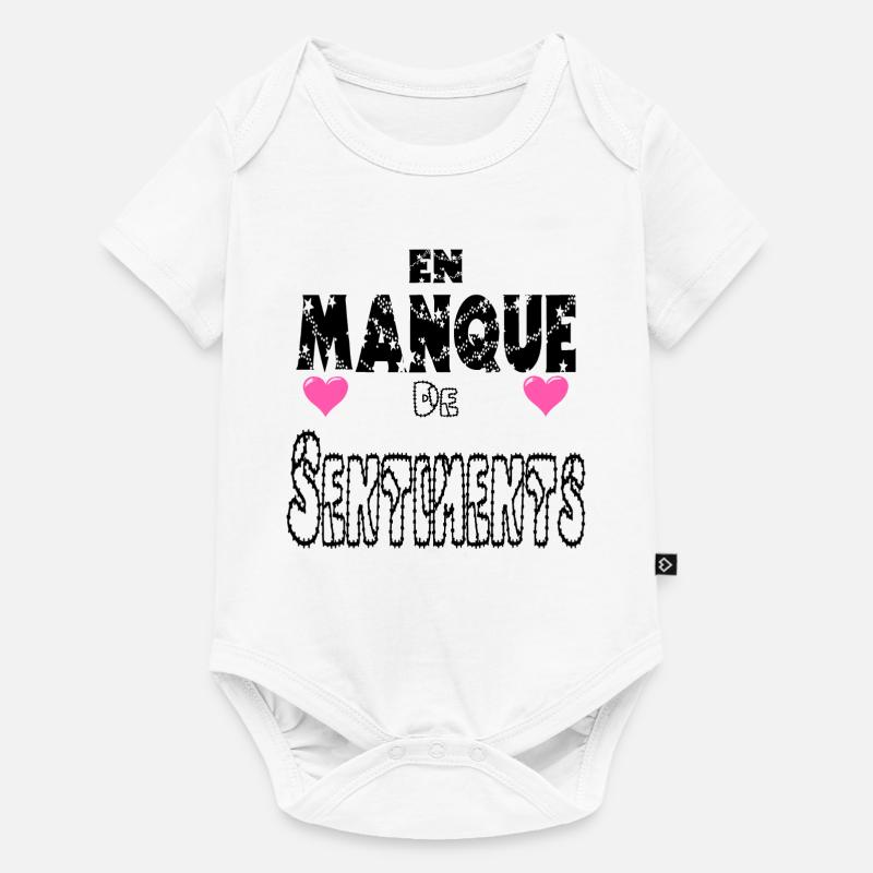 En Manque de Sentiments - Body à manches courtes Premium Bébé - blanc