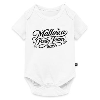 Équipe de la fête de Majorque 2026 - Body à manches courtes Premium Bébé - blanc - Devant