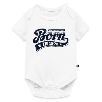 Born in 1976 | Birthday - Limited Edition - Baby Premium short-sleeve bodysuit - white - Front
