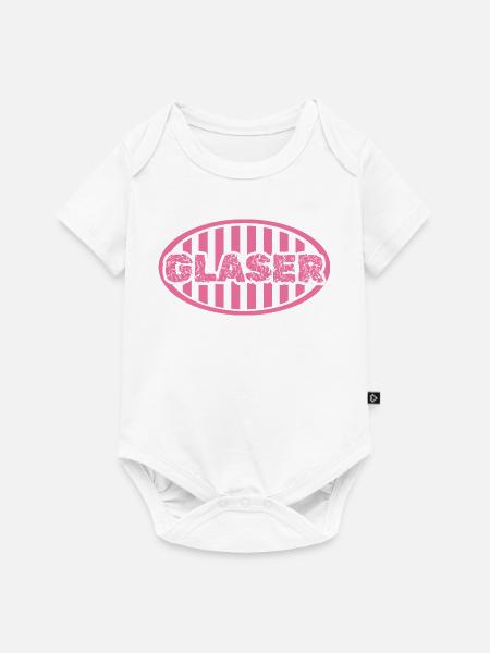 Job Glaser - Baby Premium Kurzarmbody - Weiß
