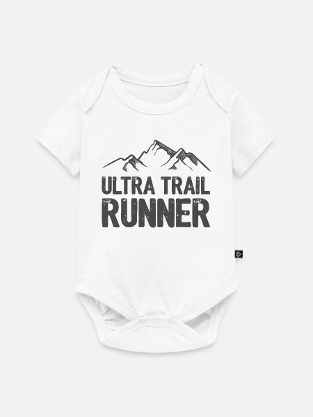 Ultra Trail Runner - Baby Premium Kurzarmbody - Weiß