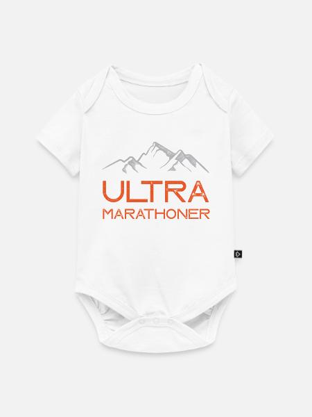 Ultra-Marathonläufer - Baby Premium Kurzarmbody - Weiß