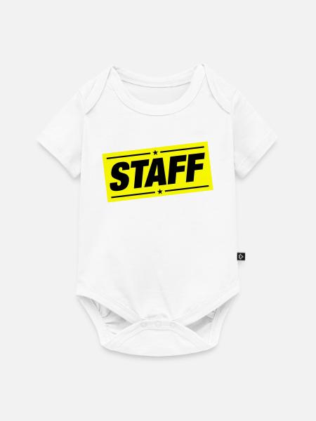 Staff Mitglied - Baby Premium Kurzarmbody - Weiß