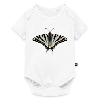 Papillons : Le Papillon Voile - Body à manches courtes Premium Bébé - blanc - Devant
