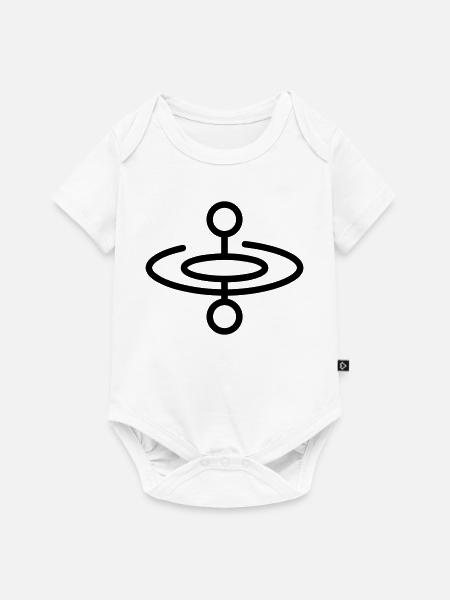 Schwerkraft - Baby Premium Kurzarmbody - Weiß