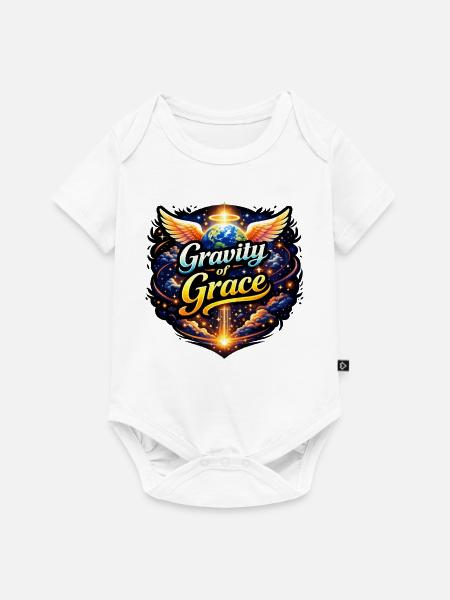Schwerkraft der Gnade - Baby Premium Kurzarmbody - Weiß