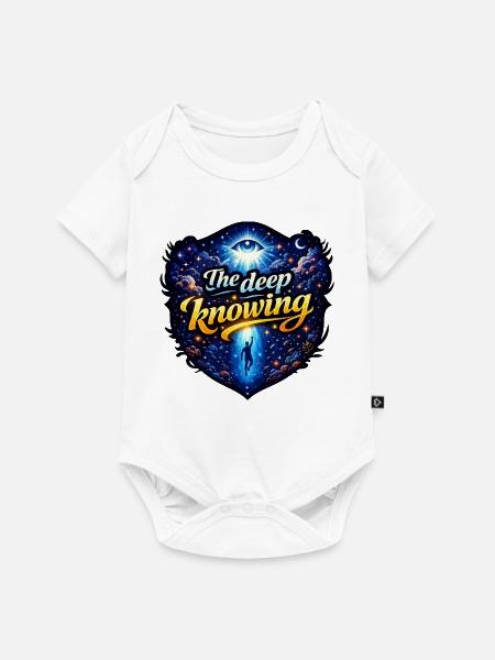 Das tiefe Wissen - Baby Premium Kurzarmbody - Weiß
