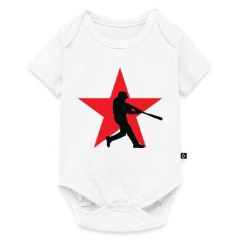 Baseball - Sport - Body à manches courtes Premium Bébé - blanc - Devant
