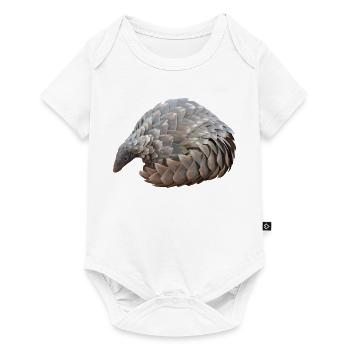 Pangolin Hand Drawn - Baby Premium short-sleeve bodysuit - white - Front