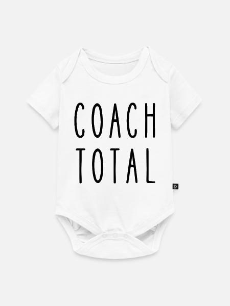 Total Coach - Baby Premium Kurzarmbody - Weiß