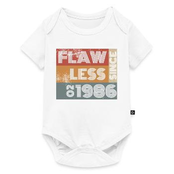 40e anniversaire Parfait depuis 02/1986 - Body à manches courtes Premium Bébé - blanc - Devant