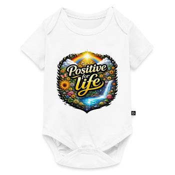 Positive for life - Baby Premium short-sleeve bodysuit - white - Front