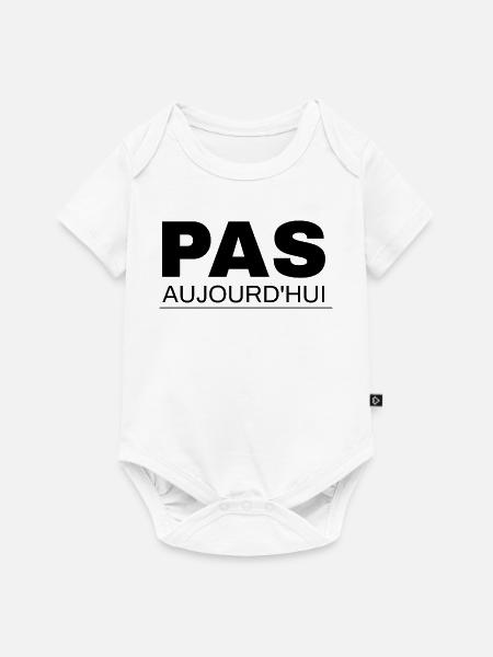 Heute nicht - Baby Premium Kurzarmbody - Weiß