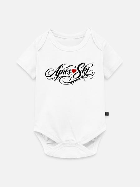 Apres Ski Liebe - Baby Premium Kurzarmbody - Weiß