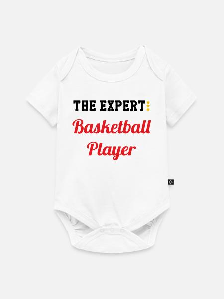 Der Basketball-Experte - Baby Premium Kurzarmbody - Weiß