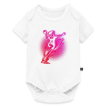 Ein Motiv nur für Handball fuer Frauen - Baby Premium Kurzarmbody - Weiß - Vorne