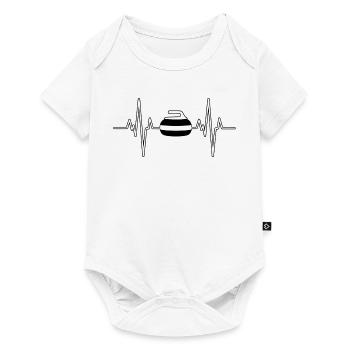 Sport Heartbeat Curling - Body à manches courtes Premium Bébé - blanc - Devant