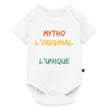 Mytho Original The True Unique - Baby Premium short-sleeve bodysuit - white - Front