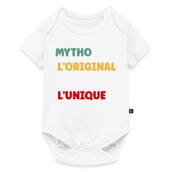 Mytho Original Unique Tee - Baby Premium short-sleeve bodysuit - white - Front