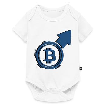 Bitcoin Bull Run Arrow To The Moon - Baby Premium short-sleeve bodysuit - white - Front