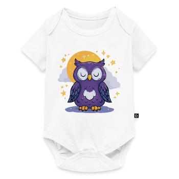 Moonlit Night Owl - Baby Premium short-sleeve bodysuit - white - Front