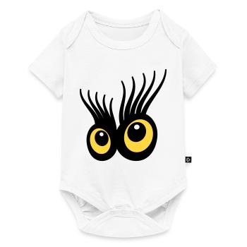 Yeux - Body à manches courtes Premium Bébé - blanc - Devant