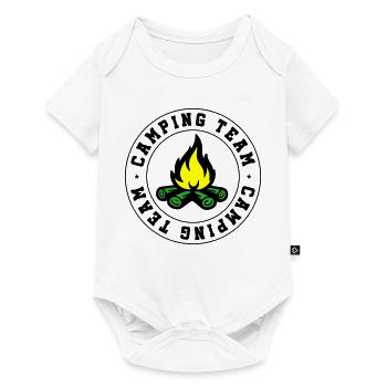 Camping Team Campfire - Baby Premium short-sleeve bodysuit - white - Front