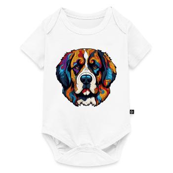 Dog Comic - Baby Premium short-sleeve bodysuit - white - Front