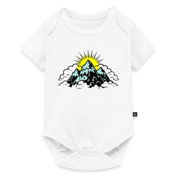 Mountains Alps Nature - Baby Premium short-sleeve bodysuit - white - Front