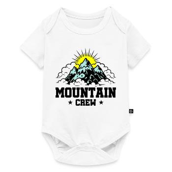 Mountain Crew Mountains - Baby Premium short-sleeve bodysuit - white - Front