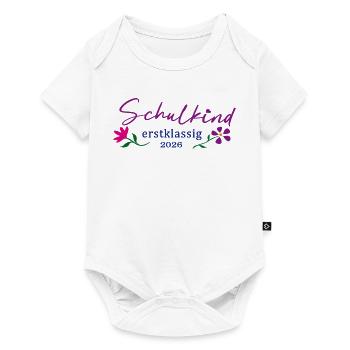 SchoolChild First-Class 2026 - Baby Premium short-sleeve bodysuit - white - Front