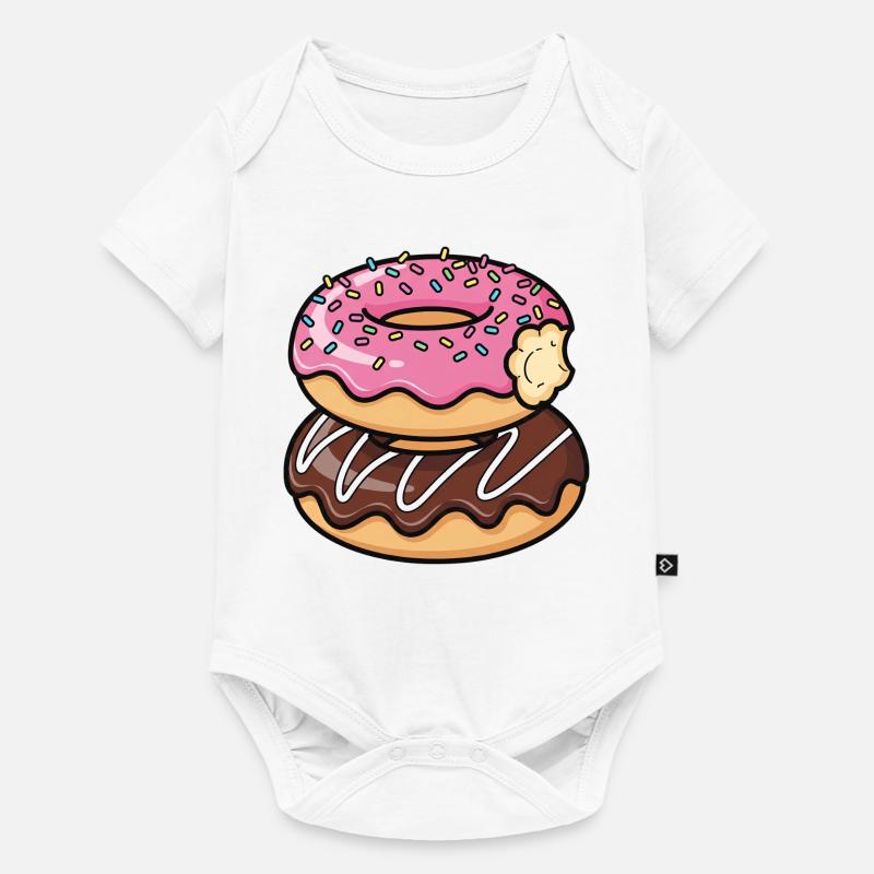 Sweet Stack Donuts Pop Art - Baby Premium short-sleeve bodysuit - white