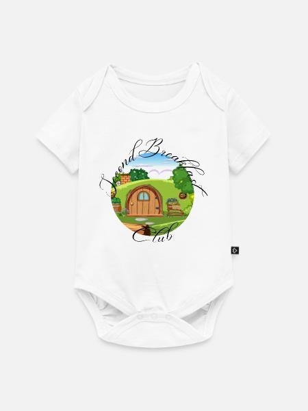 Second Breakfast - Baby Premium Kurzarmbody - Weiß
