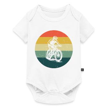 Motif nouveau du VTT pour le VTT - Body à manches courtes Premium Bébé - blanc - Devant
