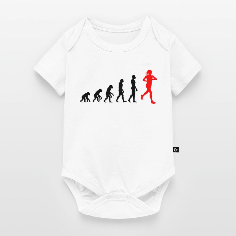 EVOLUTION RUNNERIN PUISSANCE ! AJUSTEMENT DE COUREUR DE JOGGING Body à manches courtes Premium Bébé