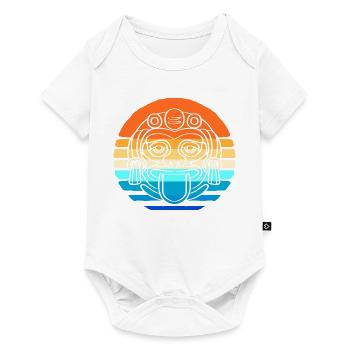 Inka Maya kalender aztec - Baby Premium Kurzarmbody - Weiß - Vorne