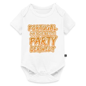 Portugal Portugal - Body à manches courtes Premium Bébé - blanc - Devant
