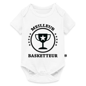 Best Basketball Player - Baby Premium short-sleeve bodysuit - white - Front