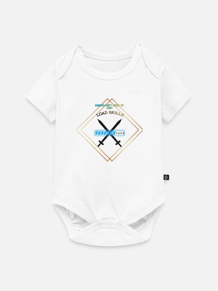 Gamer Load Skills  - Baby Premium Kurzarmbody - Weiß