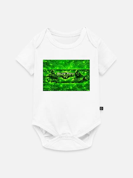 Neon Cyber Militär Logo - Baby Premium Kurzarmbody - Weiß