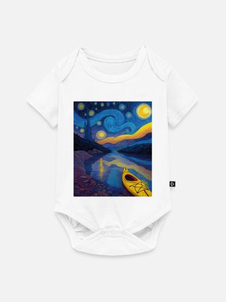 Kayak_3 - Baby Premium Kurzarmbody - Weiß