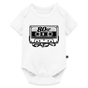 Cassette rétro des années 80 - Body à manches courtes Premium Bébé - blanc - Devant
