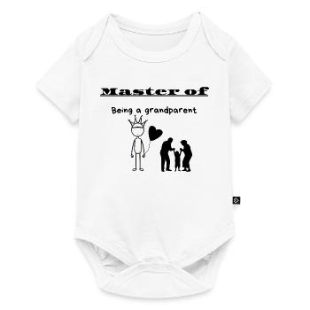 Master of Being a grandparent - Baby Premium short-sleeve bodysuit - white - Front