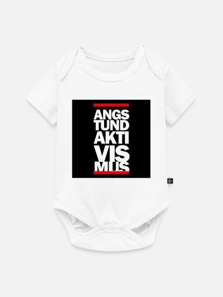 ANGSTUNDAKTIVISMUS - Baby Premium Kurzarmbody - Weiß
