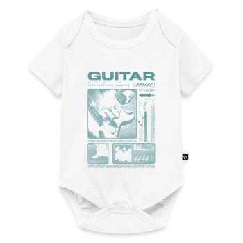 Guitariste Guitariste Rock Musicien streetwear - Body à manches courtes Premium Bébé - blanc - Devant