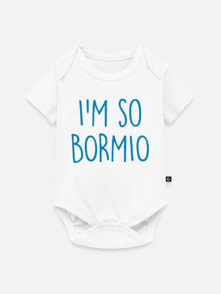 Bormio - Baby Premium Kurzarmbody - Weiß