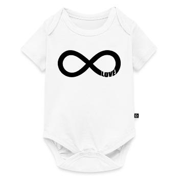 Infinity Love Symbol - Black - Baby Premium short-sleeve bodysuit - white - Front