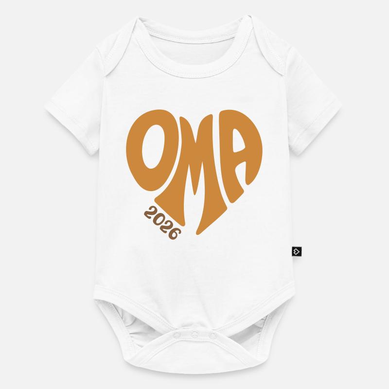 Mamie 2026 - Body à manches courtes Premium Bébé - blanc
