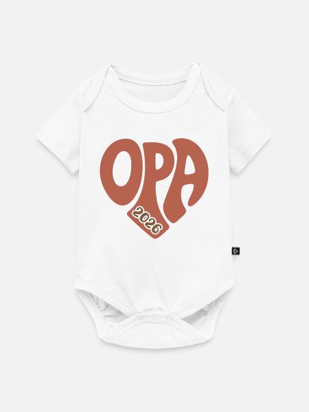 Opa 2026 - Baby Premium Kurzarmbody - Weiß