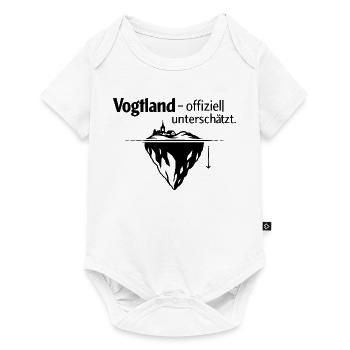 Vogtland - unterschätzt - Baby Premium Kurzarmbody - Weiß - Vorne